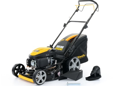 Riwall PRO RPM 5155 PRO - multifunkční travní sekačka 4 v 1 s benzinovým motorem a pojezdem