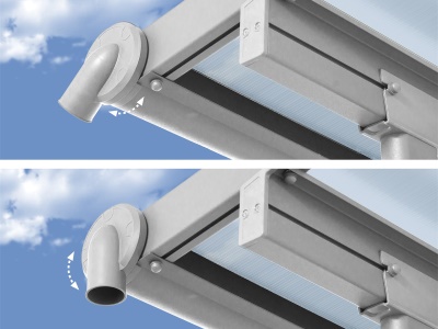 Palram - Canopia Sierra 3000 bílá 3 x 3 - Hliníková (montovaná) pergola