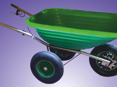 Aku kolečko SW8e Deluxe 125l - zelené 