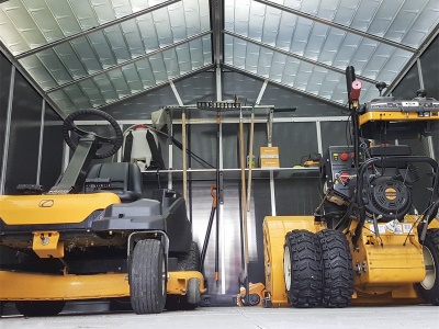 Palram - Canopia Yukon 11' x 9' antracit - heavy duty prostorný domek s možností dalšího rozšíření (základní modul)