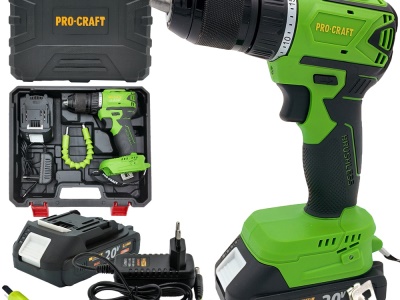 Aku vrtací šroubovák Procraft PA18LiN
