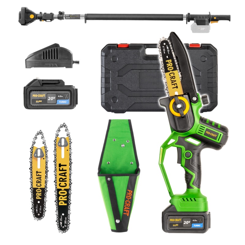 Sada aku ruční pilka s pouzdrem Procraft PKA32Li-P a prodlužovací nástavec EP2.0R