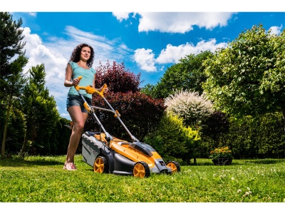 Riwall PRO RALM 3740i - akumulátorová travní sekačka 40 V (bez baterie a nabíječky)