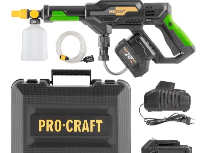 Sada aku tlaková myčka Procraft CW20 + baterie 20/4 a nabíječka 20/1