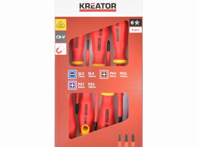 KRTH20101 - Sada elektrikářských šroubováků 6ks VDE
