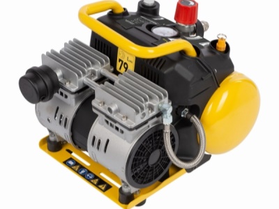 POWX1724S - Kompresor SILENT 550W 6L  plus 10ks přísl. Bezolejový