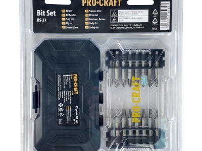 Aku vrtací šroubovák Procraft PA18LiH  se sadou bitů BS-37