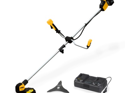 Riwall PRO RABC 2620i SET - aku křovinořez 2 x 20 V + 2x 4 Ah baterie + duální rychlonabíječka 4,5 A