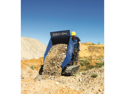 Scheppach DP 5000 - pásový přepravník 500 kg s hydraulickým sklápěním korby