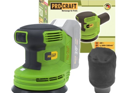 Aku excentrická bruska Procraft PX20