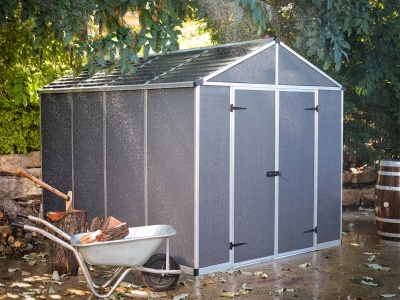 Palram - Canopia Rubicon 8' x 10' antracit - heavy duty prostorný zahradní domek