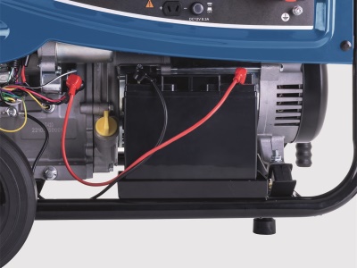 Scheppach SG 7300 - Rámová elektrocentrála 5500 W s regulací AVR a elektrostartem