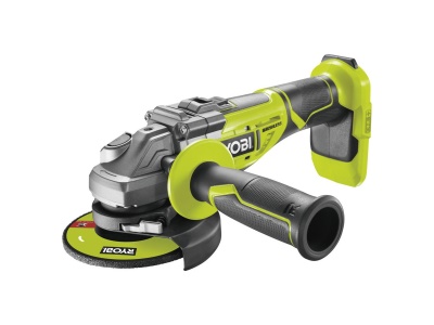 Ryobi R18AG7-0 - aku 18 V bezuhlíková úhlová bruska 125 mm ONE+ (bez baterie a nabíječky)