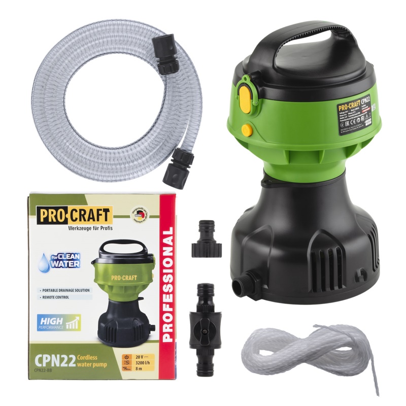 Aku plovoucí čerpadlo Procraft CPN22bb (bez baterie a nabíječky)