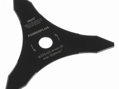 POWACG3041 - Žací nůž 255 x 25,4mm 3T pro křovinořezy