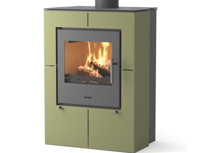 HS Flamingo Evenes olivová - krbová kamna