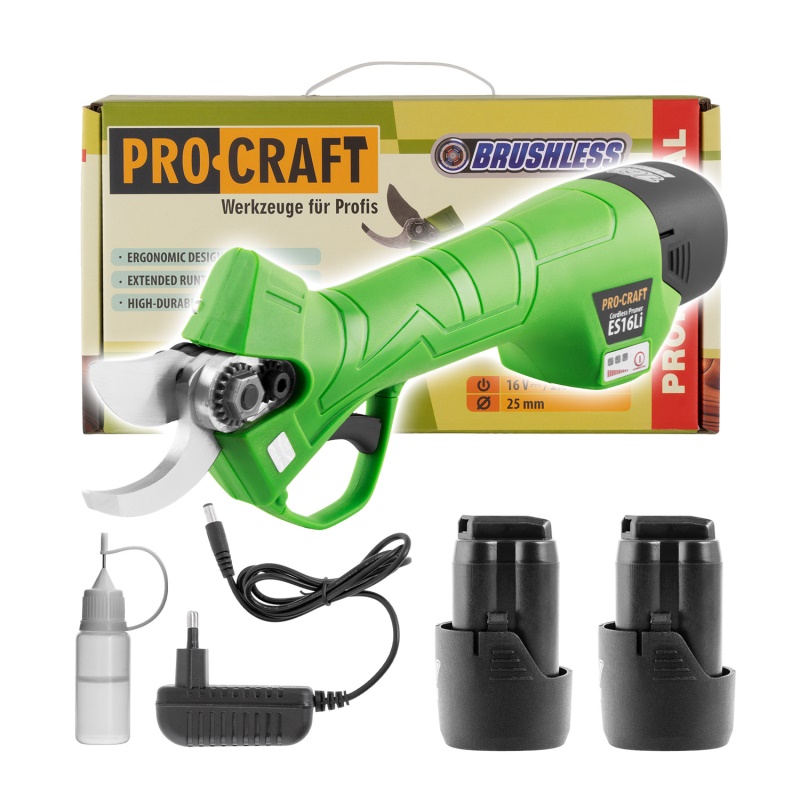Aku nůžky na větve Procraft ES16Li