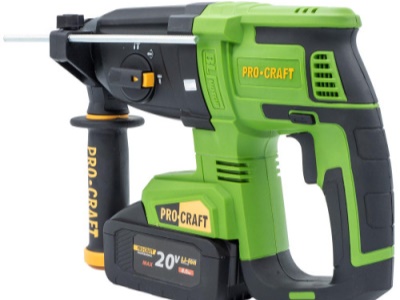Procraft aku sada nářadí 20V 6dílů 2 x baterie 2.0Ah s nabíječkou