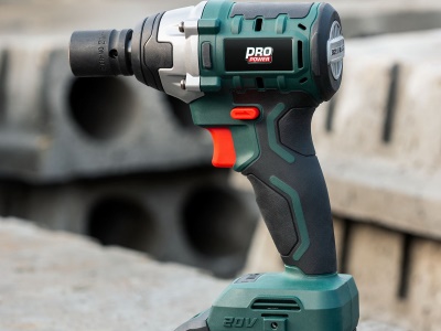 POWPB10600 - Aku rázový utahovák 1/2" 300Nm 20V (bez AKU)