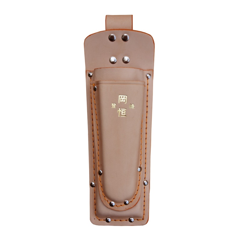 Okatsune 130 - kombinované kožené pouzdro pro nůžky a skládací pilku