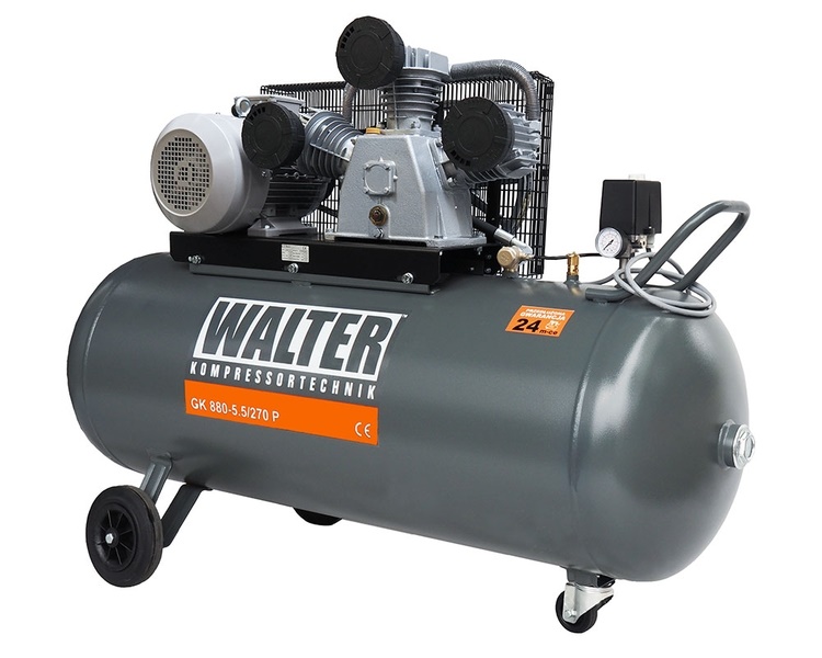 Pístový kompresor WALTER GK 880-5,5/270P