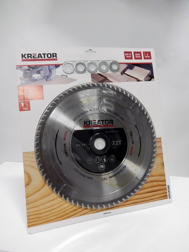 KRT021501 - Pilový kotouč na dřevo 315 mm, 72 Z