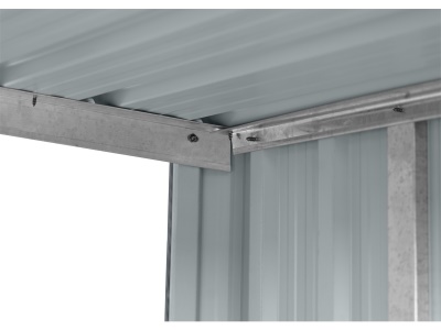 Riwall PRO RMWS 3x7 Anthracite - přístřešek na dřevo 2 x 1,5 m s pultovou střechou antracit