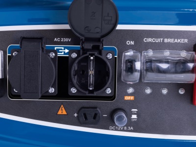Scheppach SG 7300 - rámová elektrocentrála 5500 W s AVR regulací a elektrostartem