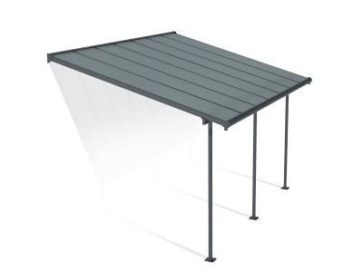 Palram - Canopia Capri 4200 antracit 3 x 4,25 - hliníková (montovaná) pergola