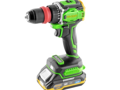 Aku vrtací šroubovák Procraft PA18ProDFR2 + sada bitů