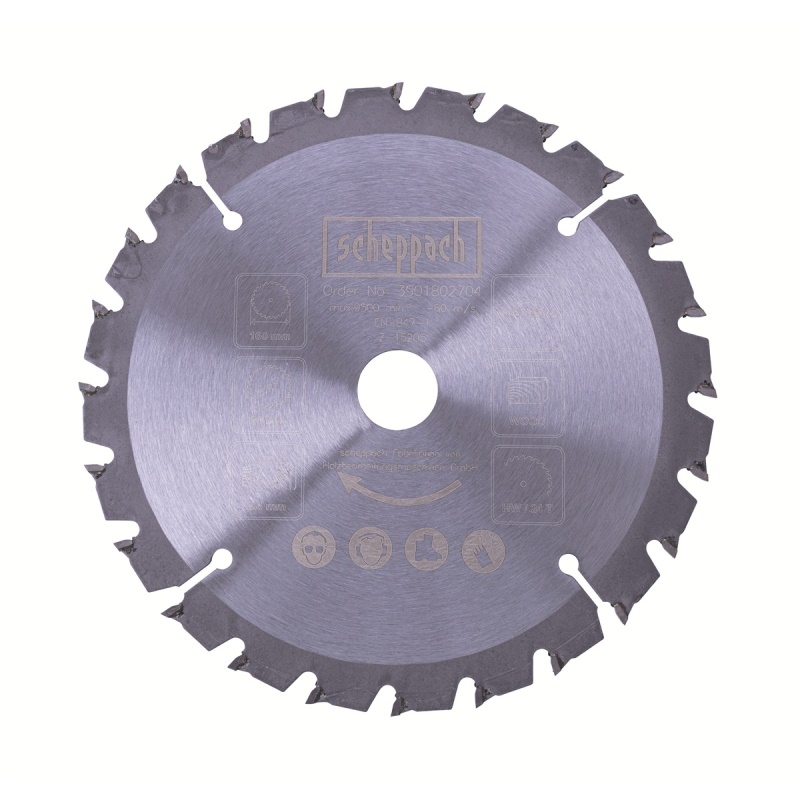 Scheppach - Pilový kotouč TCT ( 160 x 20 x 2,4 mm, 24 Z ) - pro DIVAR 55 / PL 55