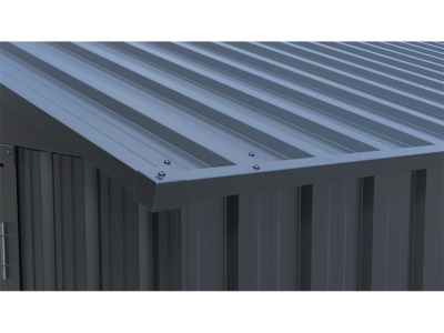 Riwall PRO RMCG 20x13 Anthracite - kovová garáž 3,8 x 6 m se sedlovou střechou Antracit