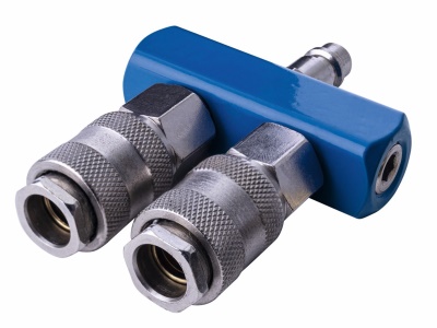 Scheppach Vzduchová rozbočka se 2 rychlospojkami