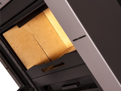 HS Flamingo Evenes šedá - krbová kamna