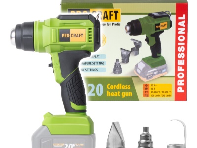 Aku pistole horkovzdušná Procraft PH20bb (bez baterie a nabíječky)