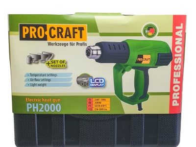 Pistole horkovzdušná PROCRAFT PH2000