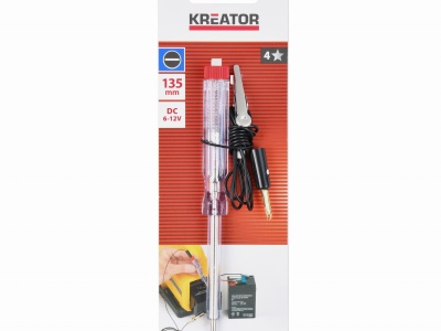 KRTH21901 - Zkoušečka napětí VOLT TESTER 6-12V DC 135mm