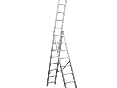 Žebřík hliníkový třídílný 3x8 Procraft  PLA3.508