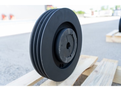 Setrvačník 55kg, pro 3 řemeny 17mm (s krytem)