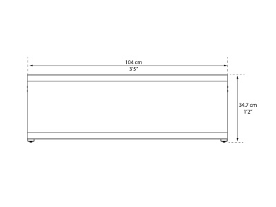 Palram - Canopia Skylight Utility Shelf - praktická závěsná police pro domky série Yukon 11