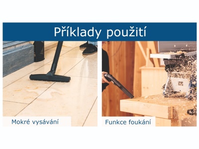 Scheppach SprayVac 20 - Tepovač 5v1