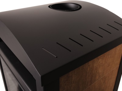 HS Flamingo BARMA 11/5 Ořech - teplovodní krbová kamna s 5 kW výměníkem