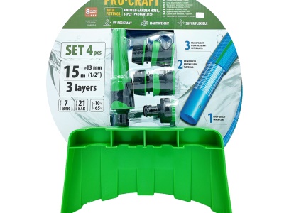 Modrá zahradní hadice Procraft PR-3KGH1315F