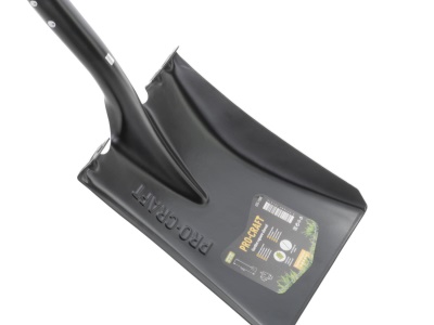 Lopata rovná kovaná rycí 23cm (nášlapy) se sklolaminátovou násadou 150cm Procraft GSS-1500
