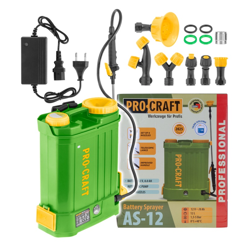 Aku postřikovač Procraft AS-12