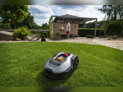 Riwall PRO RRM 650 APP - robotická sekačka ( 600 m2 ) s vodícím drátem