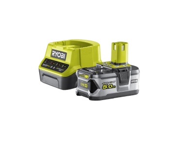 Ryobi RC18120-150 - sada 18 V lithium iontová baterie 5 Ah s nabíječkou RC18120 ONE+