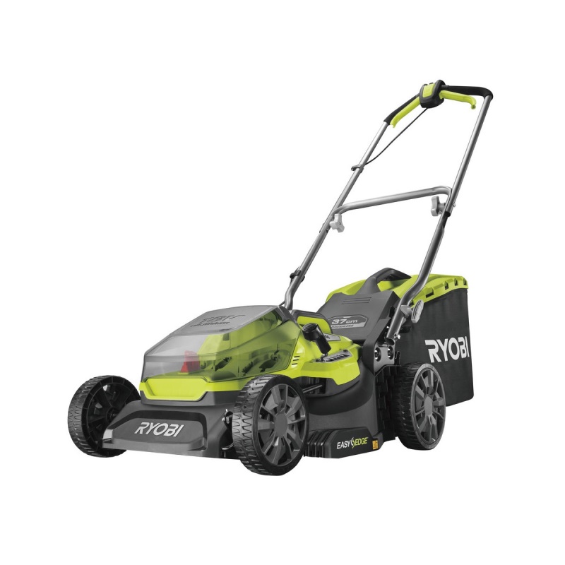 RYOBI RY18LMX37A-150 - aku bezuhlíková 18V travní sekačka 37 cm + 1x 5Ah baterie + nabíječka ONE+