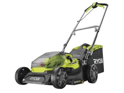 RYOBI RY18LMX37A-150 - aku bezuhlíková 18V travní sekačka 37 cm + 1x 5Ah baterie + nabíječka ONE+