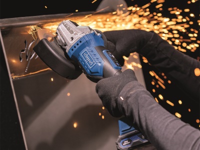 Scheppach BC-AG125-X - 20 V IXES aku úhlová bruska (bez baterie a nabíječky)